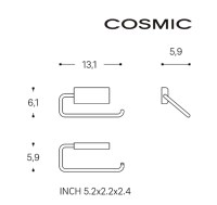 MEDIDAS PORTARROLLOS SIN TAPA NEXT COSMIC